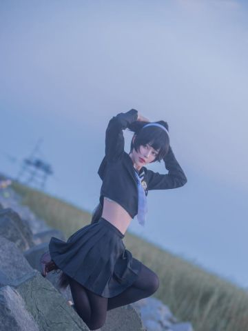 碧蓝航线 黑丝 高雄獒 cosplay