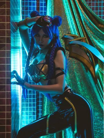 【cos正片】英雄联盟KDA女团 卡莎 coser田璐璐