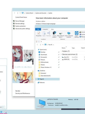 Windows10 萌化电脑主题 佐贺偶像是传奇