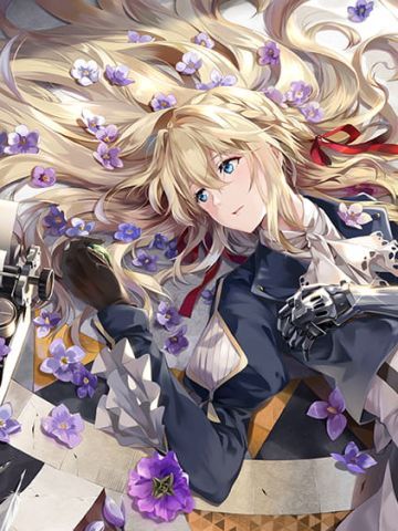 windows7电脑萌化主题 紫罗兰的永恒花园 薇尔莉特