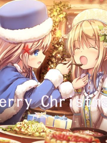 你要和我一起过圣诞吗 圣诞动漫壁纸