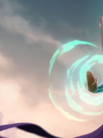 lol英雄联盟天启者卡尔玛动漫游戏高清无水印电脑壁纸