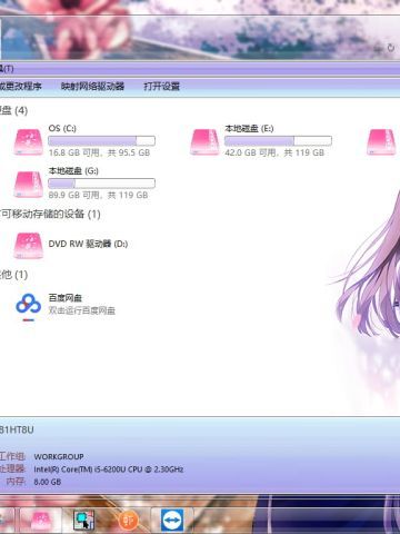 路人女主的养成方法：加藤惠  WIN10主题