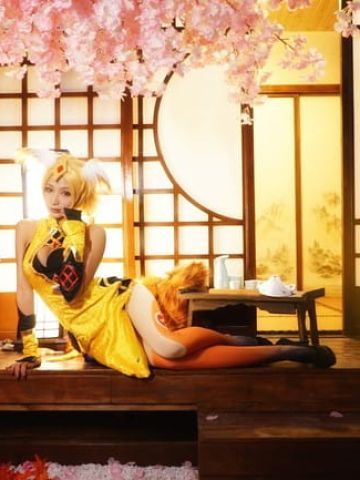 来陪妲己玩耍吧~ cosplay