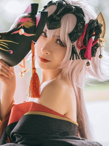 花魁黑贞 cosplay 场照