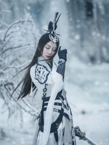 剑网三道姑COSPLAY