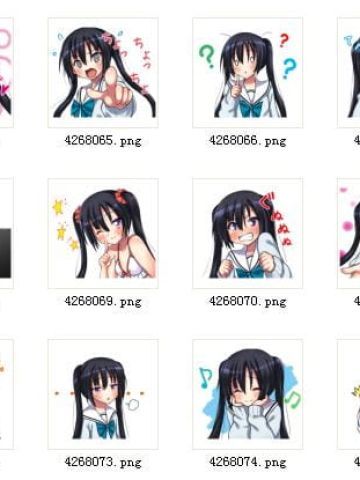 校园小女生 QQ表情 萌萌哒