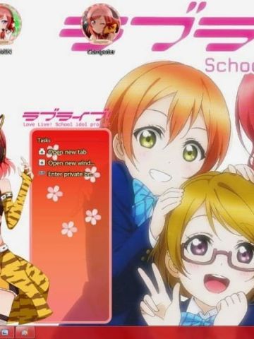 西木野真姬 win7主题 LoveLive!