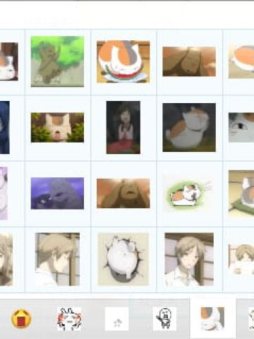 【qq表情】夏目友人帐激萌的猫老师！