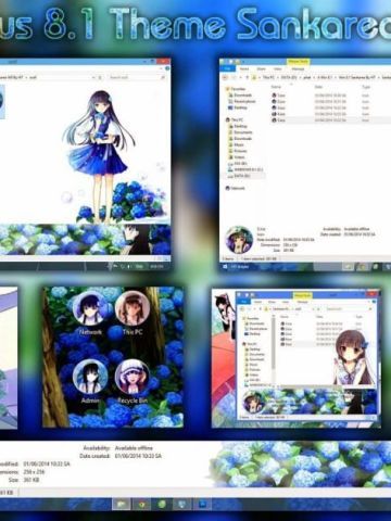 僵尸哪有那么萌 散华礼弥win8主题
