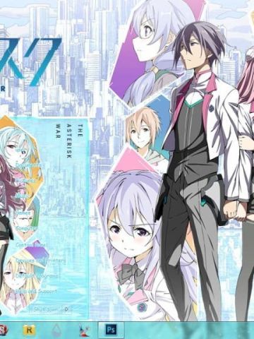 学园都市 win7主题 清新明亮的浅紫色