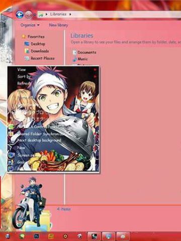 食戟之灵win7主题