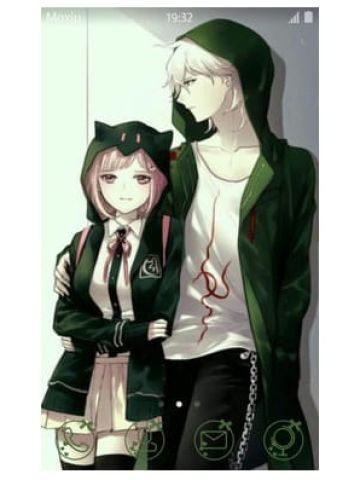 千秋&凪斗 手机主题 弹丸论破2