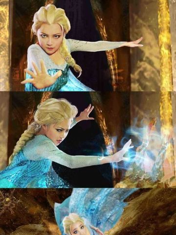 COS正片：冰雪奇缘艾莎 全电影还原向