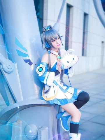 【COS】清凉一夏~蓝色的洛天依(?*?ω?)?