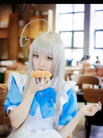 【COS】===潜行吧！奈亚子===蓝白女仆ver.