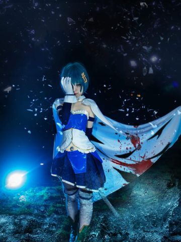 【COS】魔法少女小圆 美树沙耶加