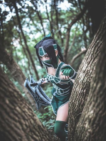 【授权COS】【英雄联盟】===暗影之拳 阿卡丽===哥