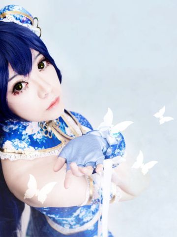 【授权COS】lovelive！园田海未-吾愿执君之手