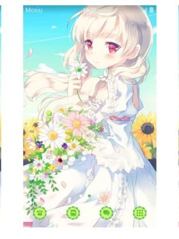 萌萌花之女孩手机主题