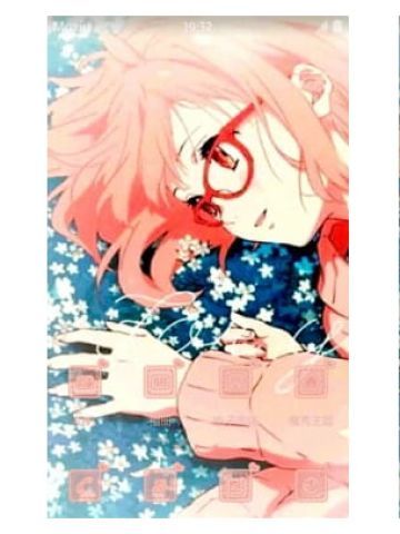 境界的彼方情侣档 手机主题 栗山未来