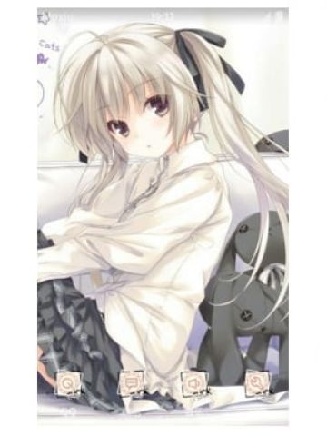 春日野穹 手机主题 缘之空穹妹