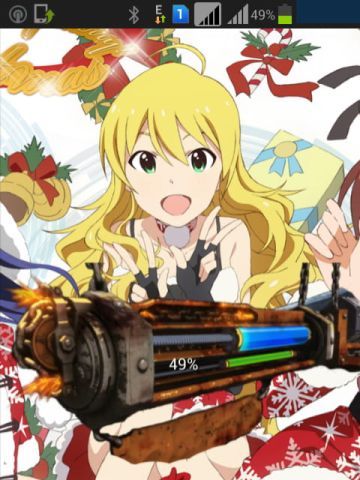 【安卓】加速世界手机电量血条化，桌面小插件