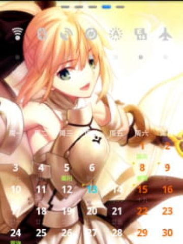 【安卓GO】FATE-saber彩绘玻璃GO主题