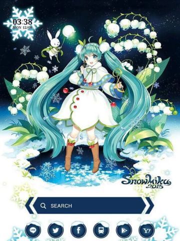 【安卓萌化】【搬运】 雪初音手机主题