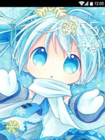 【安卓萌化】超萌~雪初音手机主题