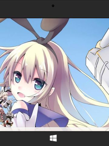 【win7主题】舰队 Collection -岛风（无边框简约风）