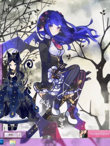 【win7主题】插画大师可爱画风の作品