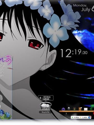 【win7主题】僵尸哪有那么萌 散华礼弥