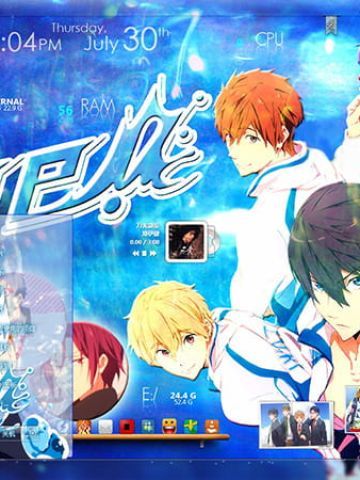 【win7主题】Free!男子游泳部 电脑主题