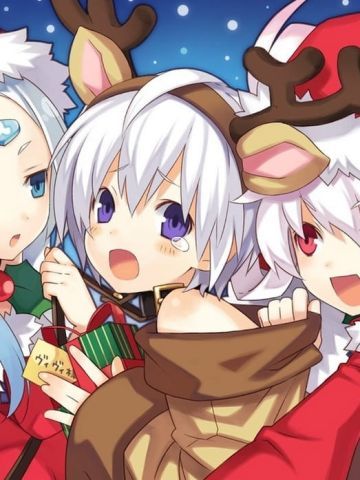 【win7主题】圣诞贺礼！~萌妹纸变身圣诞老人福利