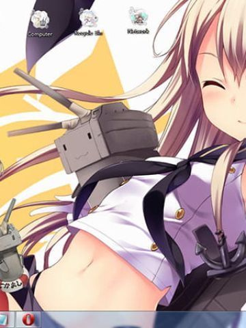 【win7主题】舰队collection 机敏傲娇娘岛风