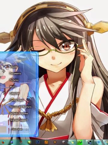 【win7主题】舰队collection 榛名小天使