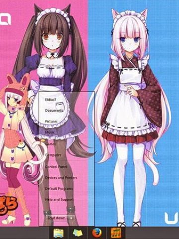 【win7主题】Neko Paradise 猫娘主题wwww