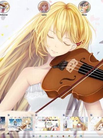 【win7主题】四月是你的谎言 宫园薰