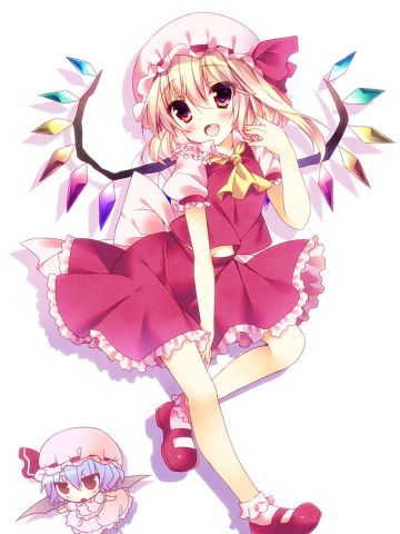 【win7主题】东方project 黑白风 二小姐芙兰朵露