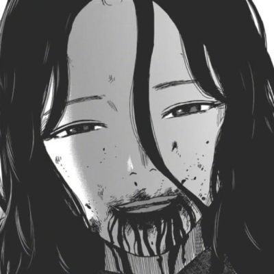 日系黑白病娇女生头像