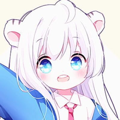 想到你就超级开心呢 二次元女生头像