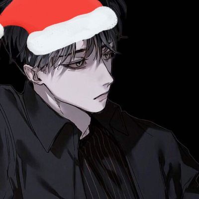 圣诞快乐 圣诞节动漫头像男生