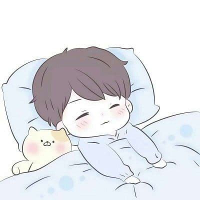 情侣头像 我们一人一半