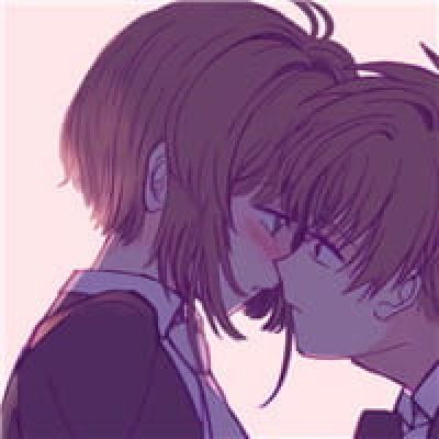 日系动漫情侣头像