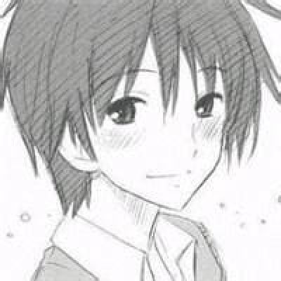 情侣头像动漫黑白简约