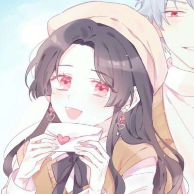 唯美高清情侣头像动漫