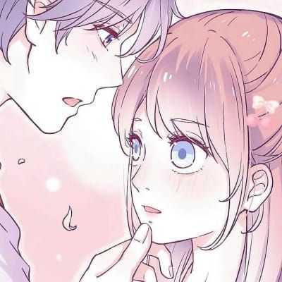 清新简单动漫情侣头像