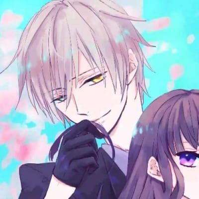 动漫情侣头像蓝色系