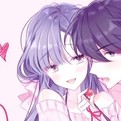 一对两张治愈风魅力动漫情头